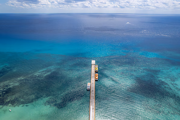 Cozumel ferry terminal near Dreams Aventuras Riviera Maya with convenient access to island excursions and Caribbean crossings